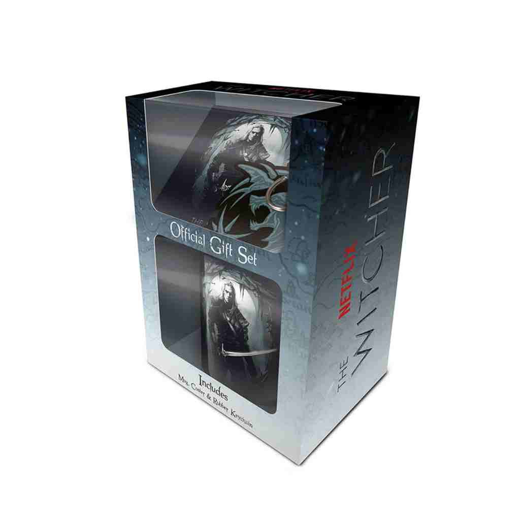 THE WITCHER (THE HUNTER) MUG COASTER KEYCHAIN GIFT SET