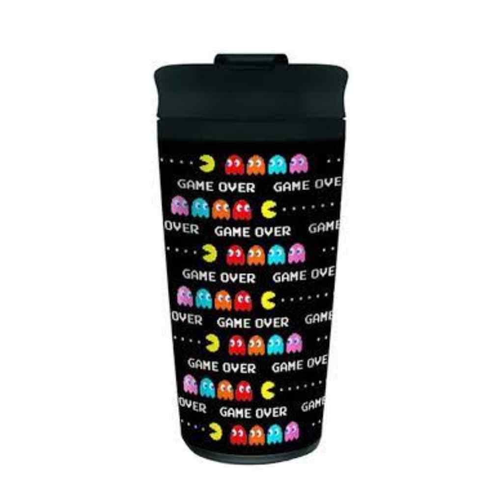 Pyramid - PAC-MAN (GAME OVER) METAL TRAVEL MUG