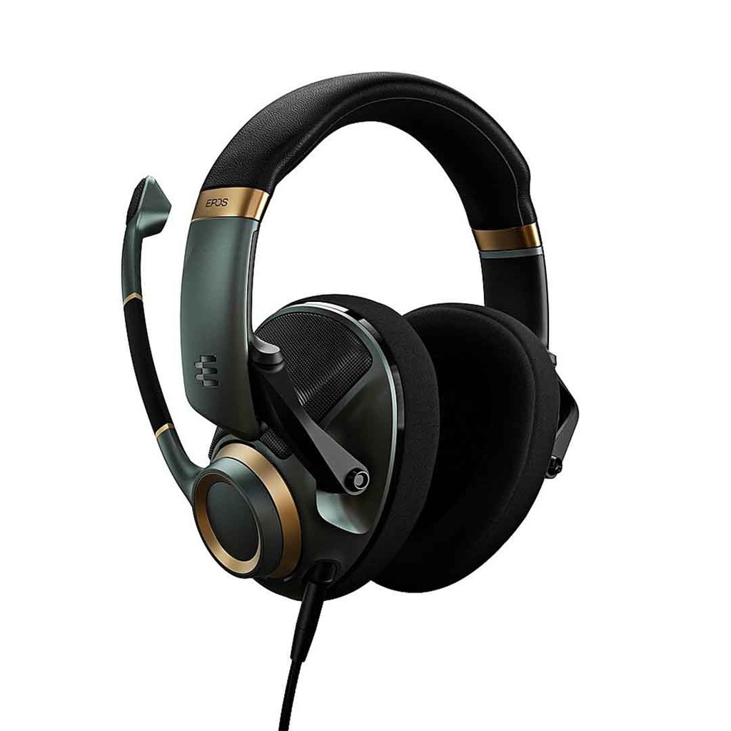 EPOS - H6PRO Open Acoustic Wired Gaming Headset for PC, PS5, PS4, Xbox Series X, Xbox One, Nintendo Switch, Mac - Racing Green