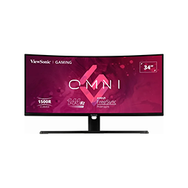 ViewSonic - VX3418-2KPC(Gaming high end) - 34” 144Hz Ultrawide Curved Gaming Monitor