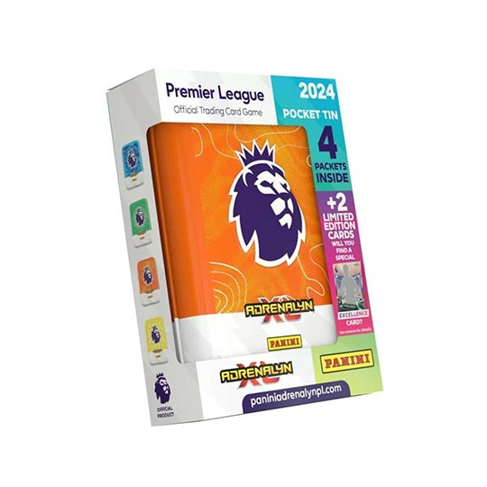 Panini Premier League 2023/24 Adrenalyn XL Pocket Tin (Assorted)