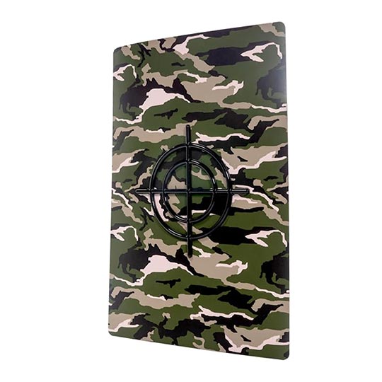 PS5 (Disc Version) Face Plate Set - Green Camo Design