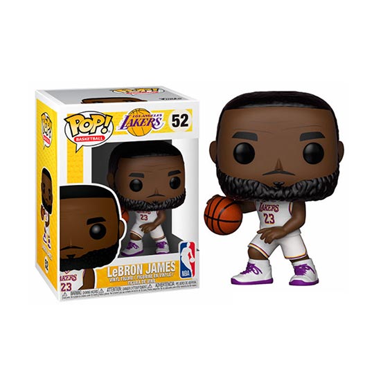 Funko Pop! Basketball: NBA Lakers - Lebron James (White Uniform) - Figure