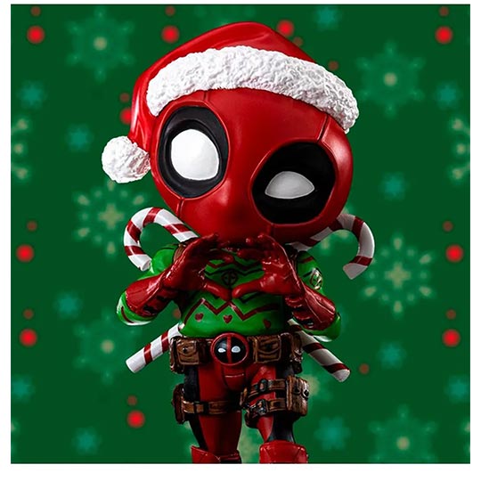 IRON STUDIOS - DEADPOOL (HOLIDAYS VERSION) - MARVEL COMICS - MINICO