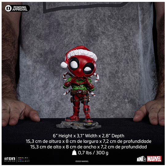 IRON STUDIOS - DEADPOOL (HOLIDAYS VERSION) - MARVEL COMICS - MINICO