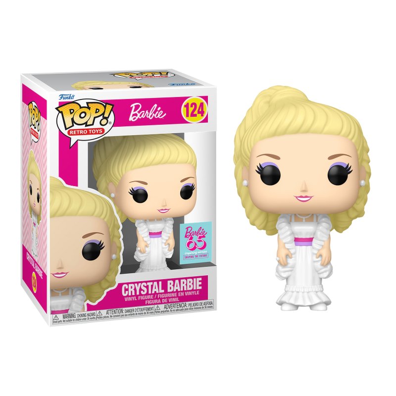 Funko Pop! Movies: Retro Toys - Crystal Barbie (Pearl.)