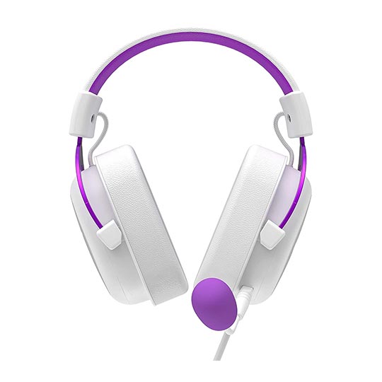 HAVIT GAMENOTE H2002D USB 3.5MM GAMING HEADPHONE WHITE+PURPLE