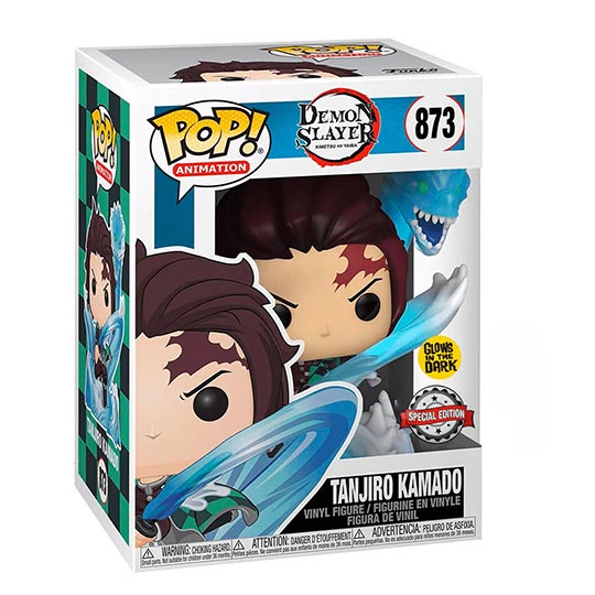 Pop! Animation: Demon Slayer - Tanjiro w/ Dragon (GW/TRL)(Exc)