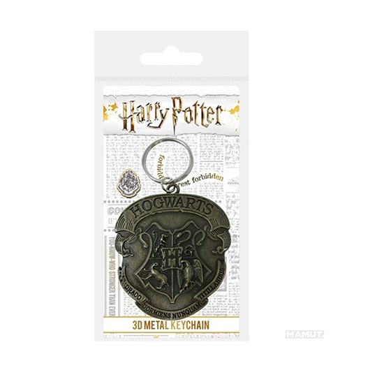 Pyramid Harry Potter - Hogwarts Crest (Metal Keychain)