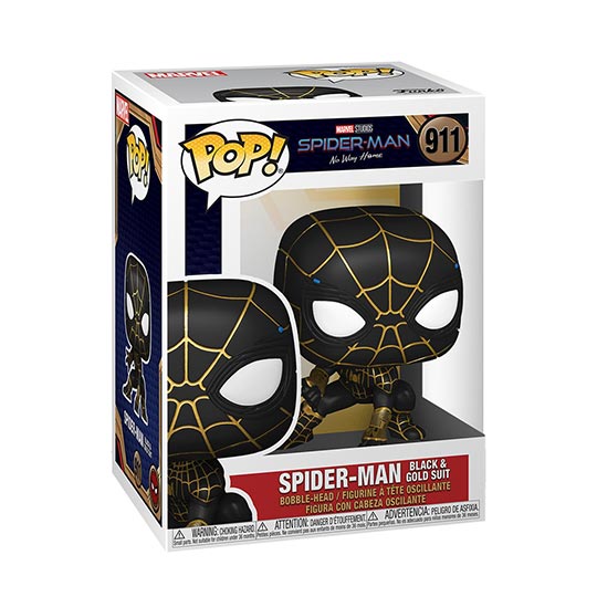 Funko Pop! Marvel: Spider-Man No Way Home - Spider-Man Black & Gold Suit - Figure