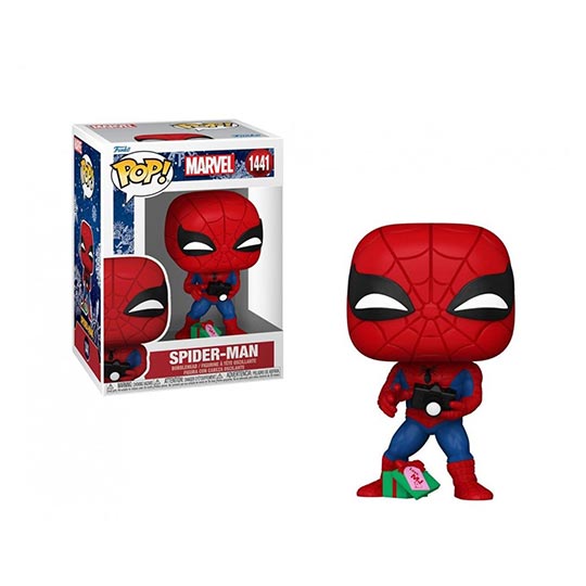 Funko Pop! Marvel: Spiderman
- Marvel: Spiderman with Open Gift