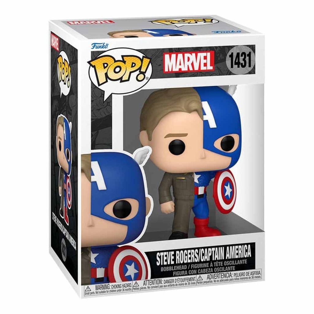 Pop! Marvel: Split - Captain A/Steve R
