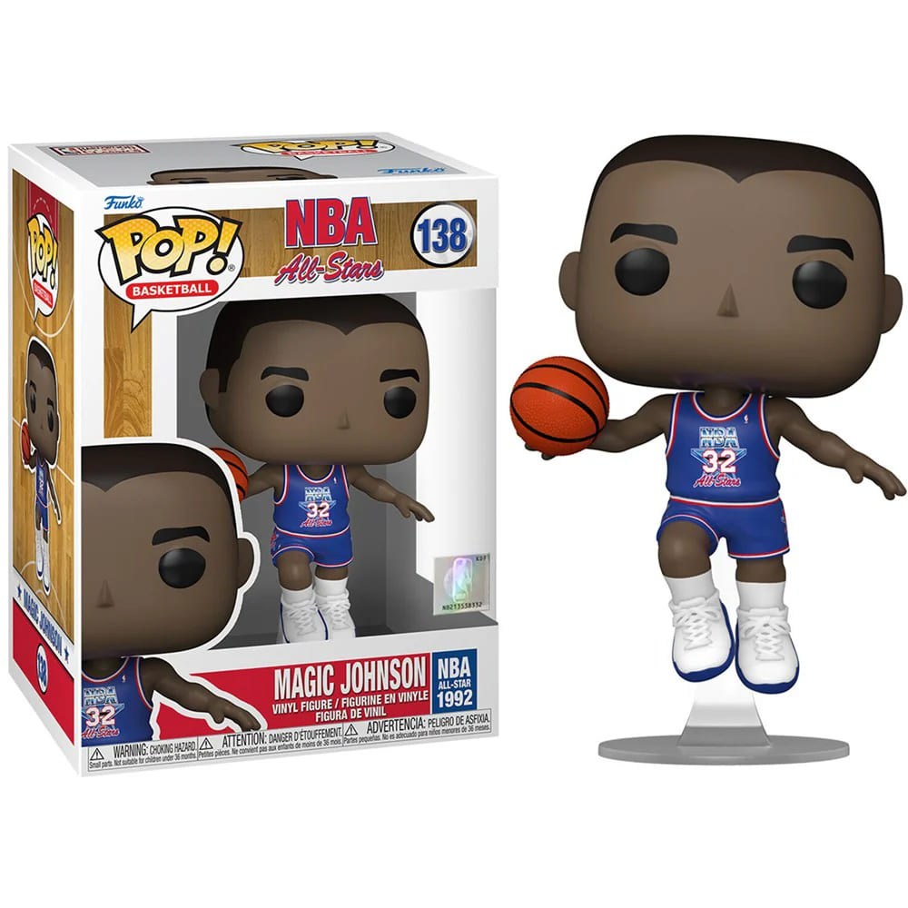 Funko Pop! Basketball: NBA Legends - Magic Johnson (Blue All Star Uni 1991)