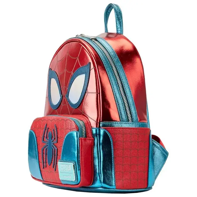 Loungefly - Marvel Spider-Man Puffer Leather Mini Backpack - 10.5-Inch_27cm (1).webp