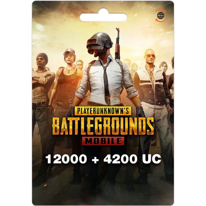 PUBG 12000+4200 UC 200$