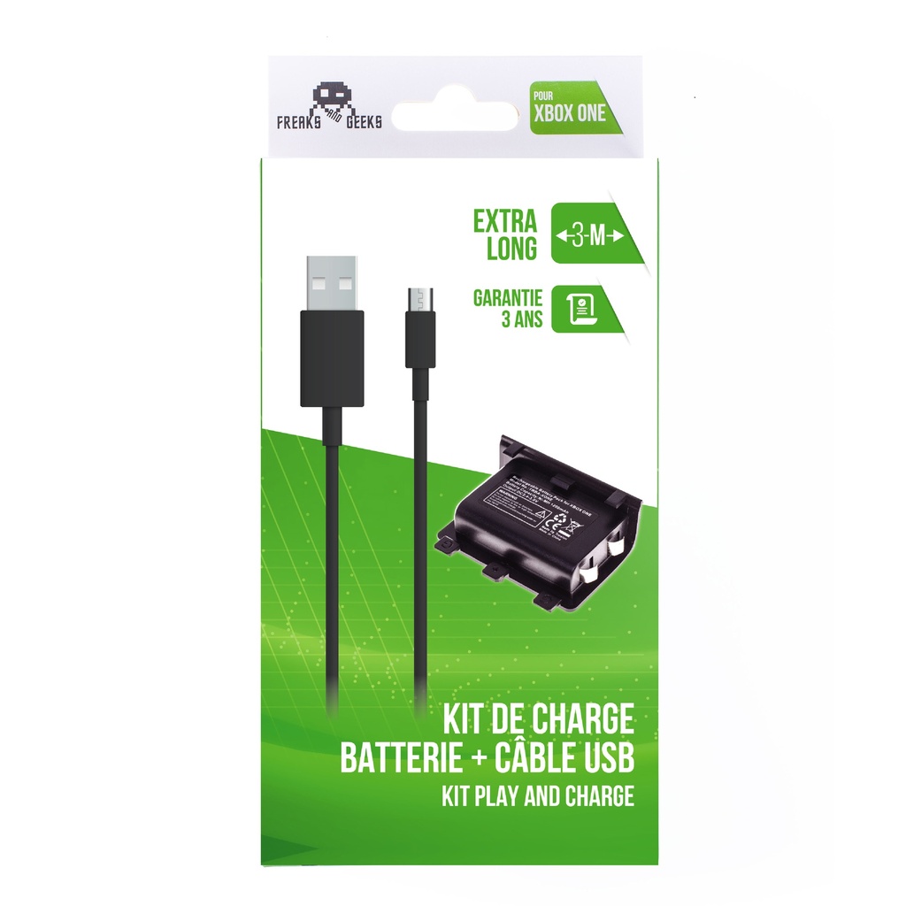 Freaks and Geeks - XBOX ONE Play And Charge black