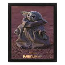 Pyramid - Star Wars: The Mandalorian - Grogu - 3D Frame