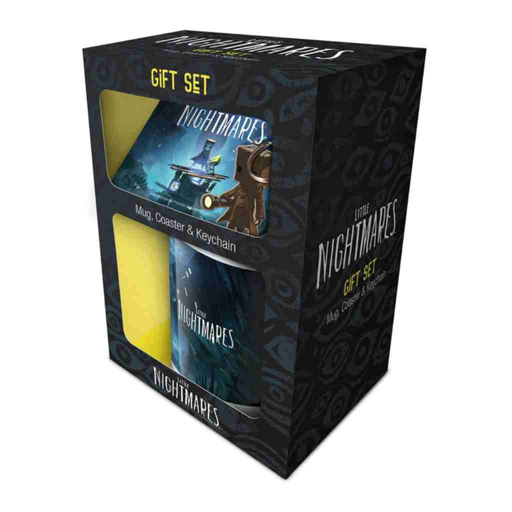 Pyramid - Little Nightmares - Mono & Six Mug Coaster Keychain Gift Setmug Coaster Keychain Gift Set