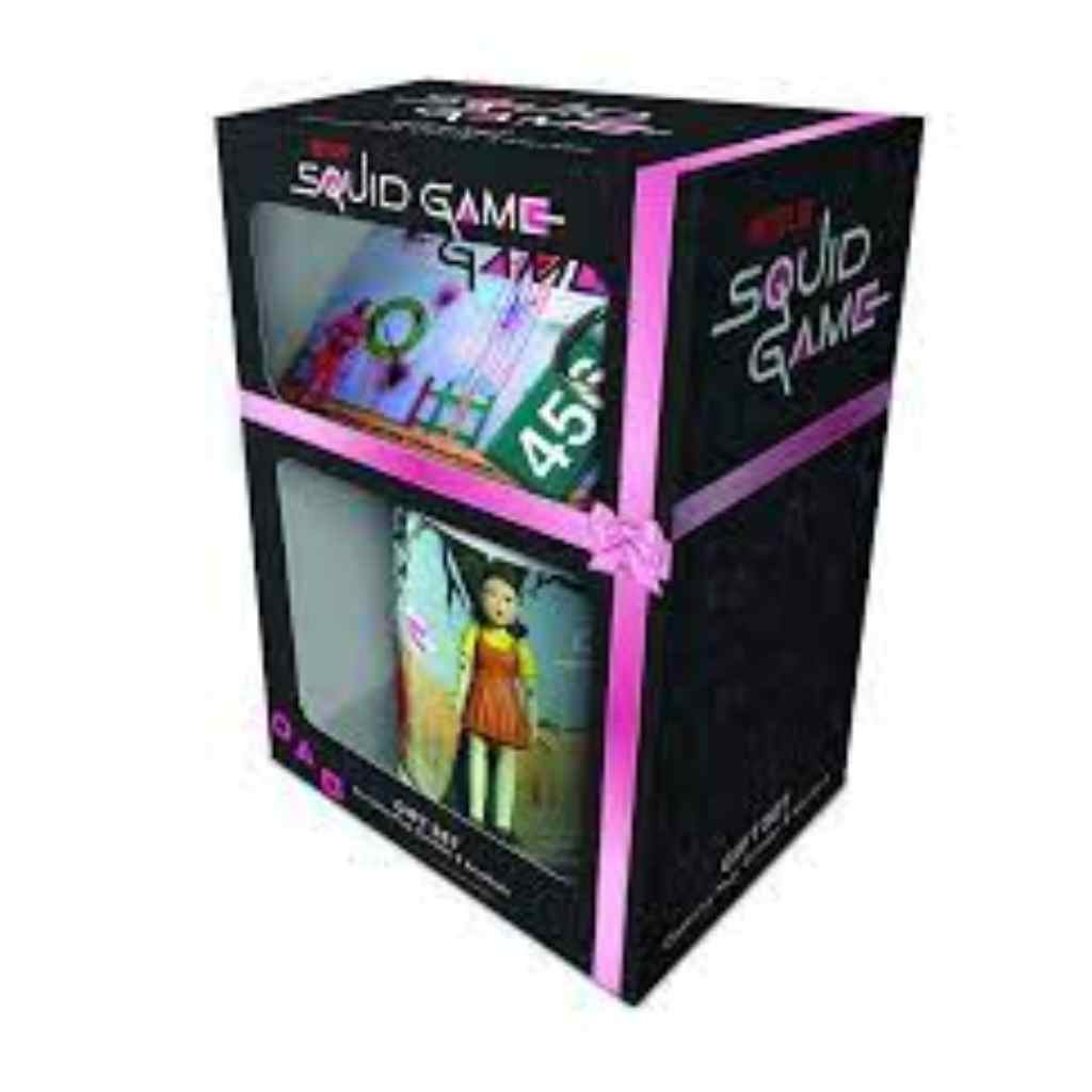 Pyramid - Squid Game - Events Mug Coaster Keychain Gift Set