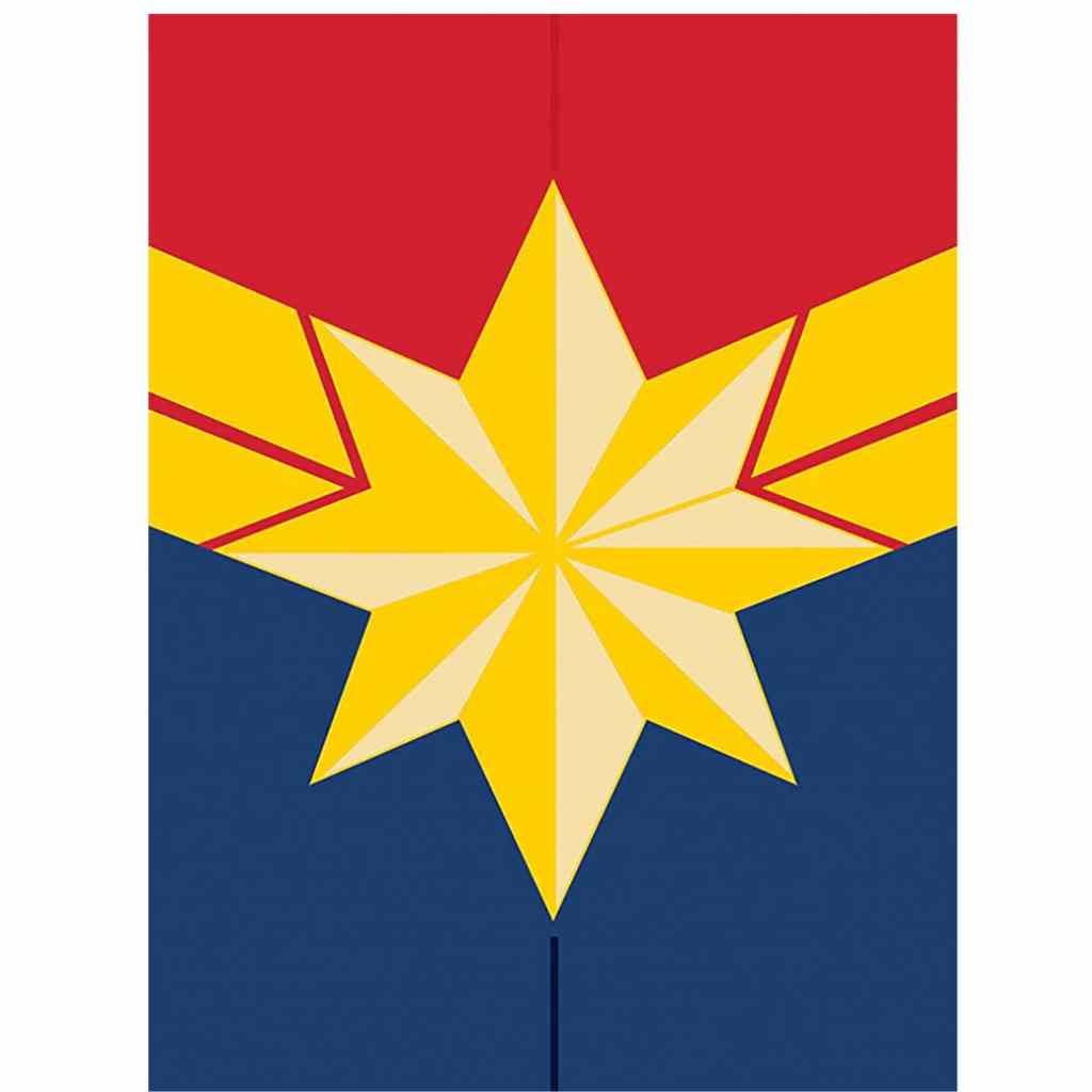 Pyramid - Captain Marvel Emblem 30X40 Frame
