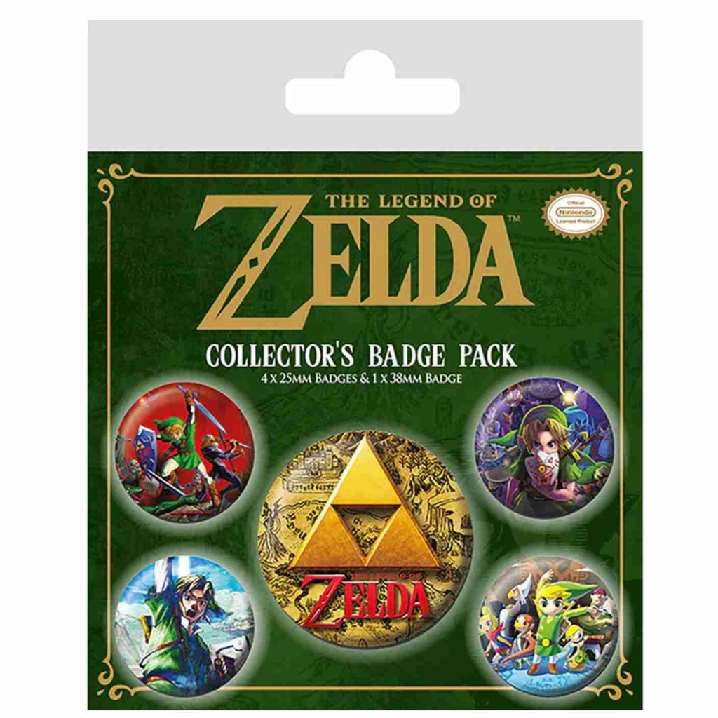 Pyramid - The Legend Of Zelda - Classics Badge Pack