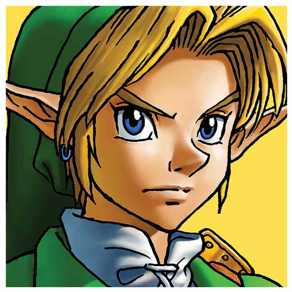 Pyramid - The Legend Of Zelda - Link - 60X80 Frame