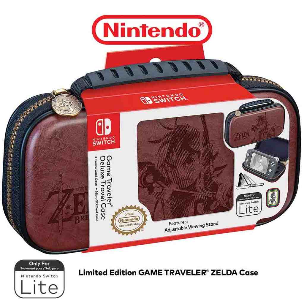 RDS Industries -  NS Game Traveler Deluxe Travel Case - Zelda Link Deboss