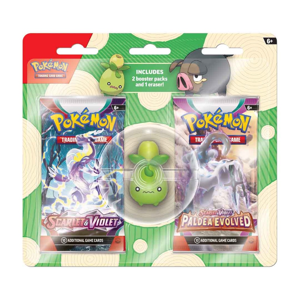 Pokemon TCG: Back to School Eraser Blister Trading Card Pack