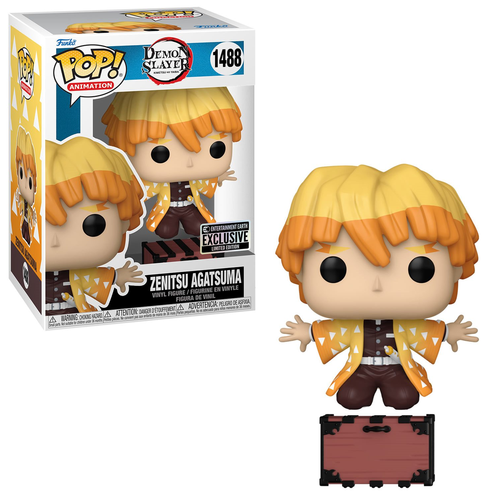 Funko Pop! Animation: Demon Slayer - Zenitsu (Kneeling)(Exc) Figure