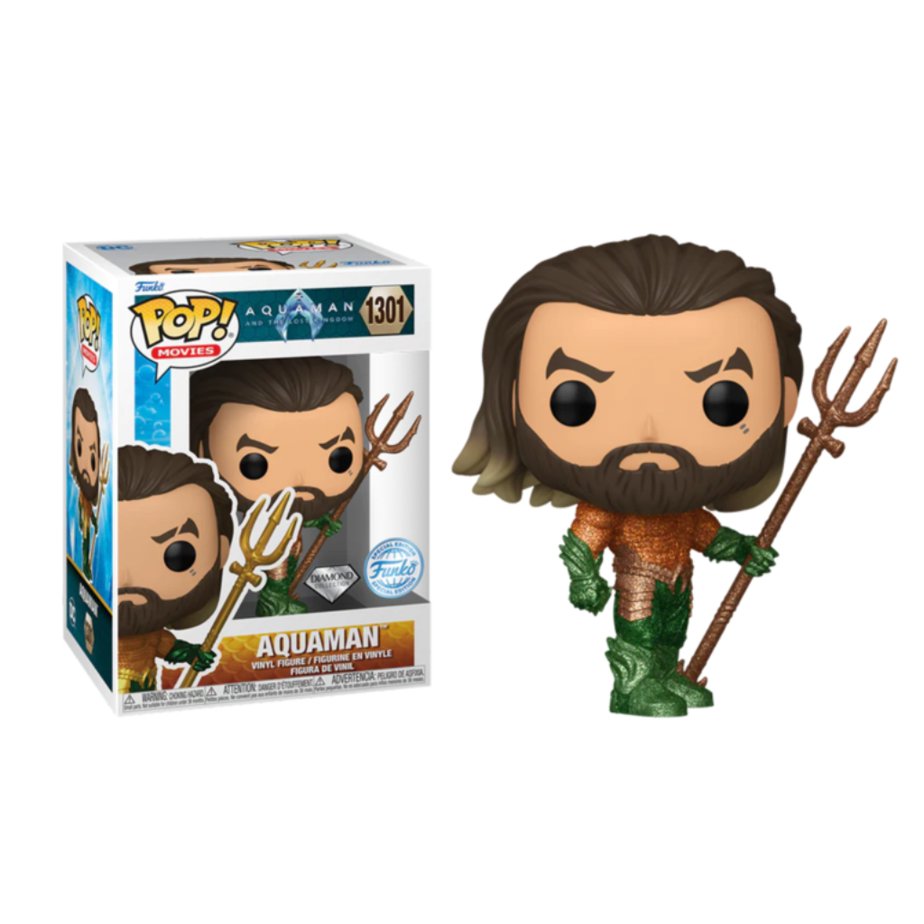 Funko Pop! Movies: Aquaman and the Lost Kingdom - Aquaman (DGLT)(Exc) Figure