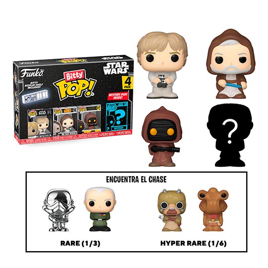 Funko Bitty Pop! Star Wars: Luke 4pk