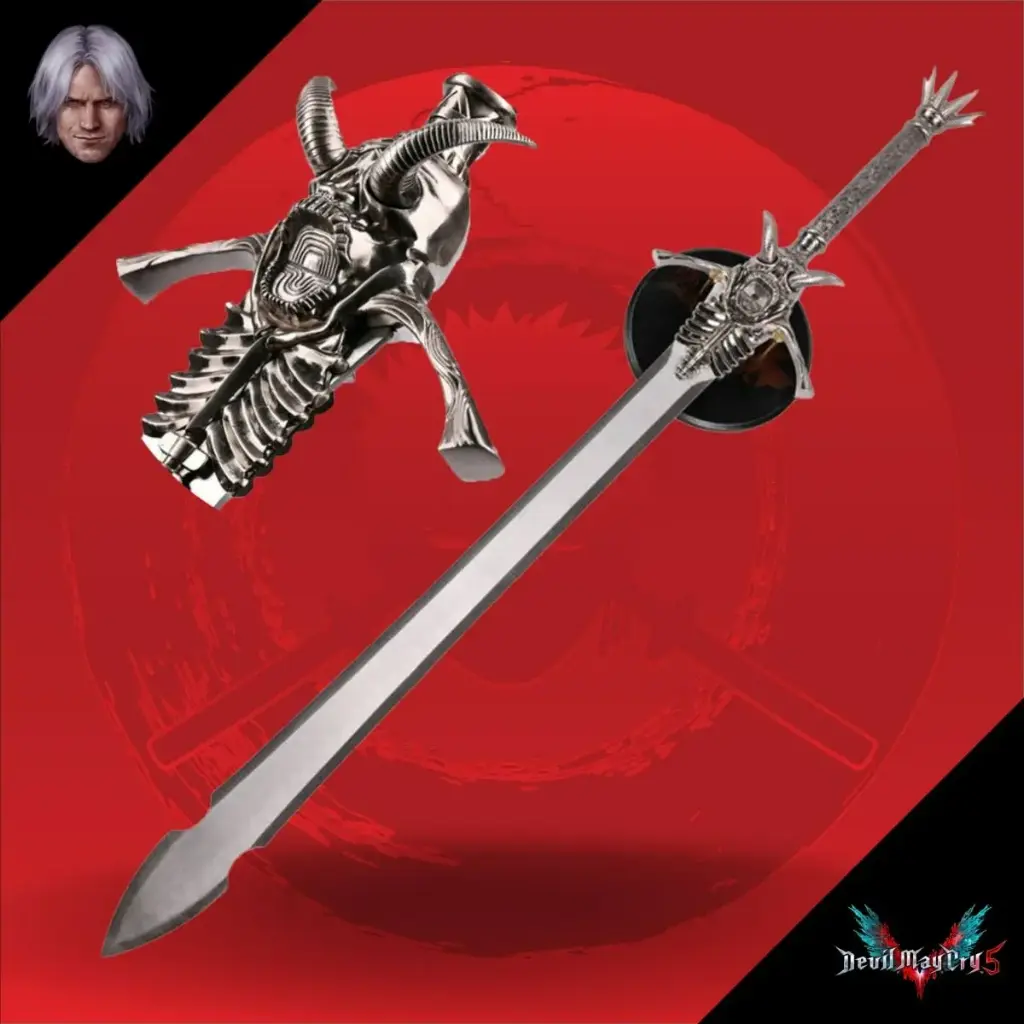 Devil May Cry: Fan Art Of Dante Rebellion V2 - Katana Replica Sword
