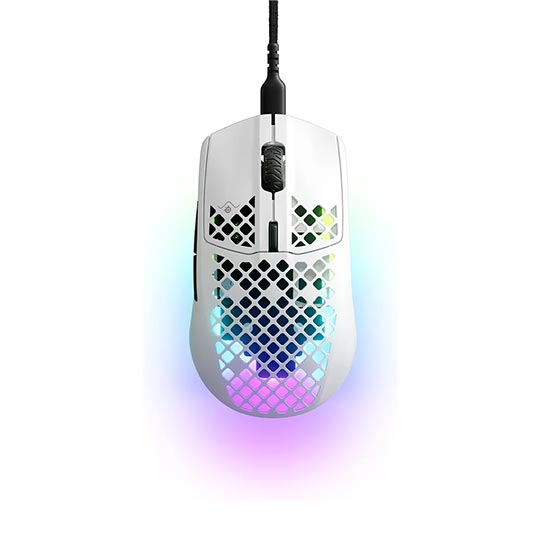 SteelSeries Aerox 3 (2022) Snow  Gaming Mouse