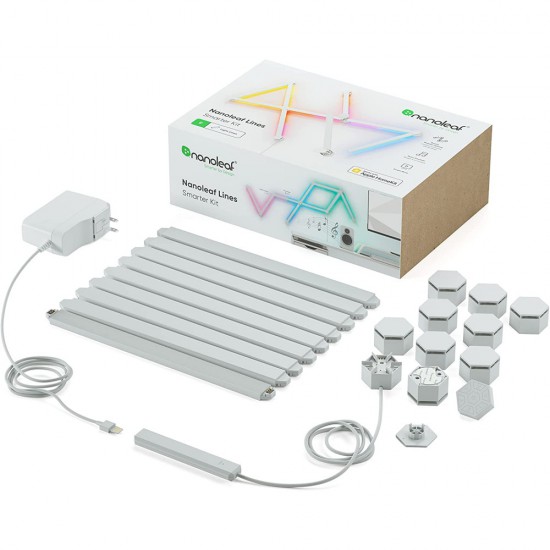 Nanoleaf Lines Starter Kit White 9 Pack