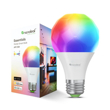 Nanoleaf Essentials - Matter - E27 Smart A60 Bulb - 800Lm - White - (2700K-6500K - 220V-240V) - 1 Pack