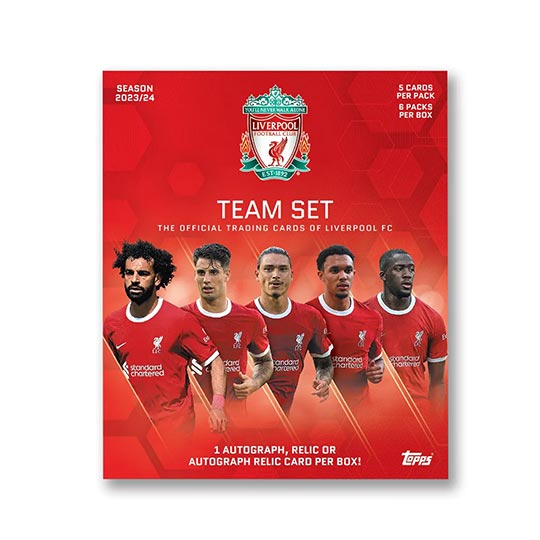 Topps UCL Liverpool Team Set 2023/24 Trading Cards