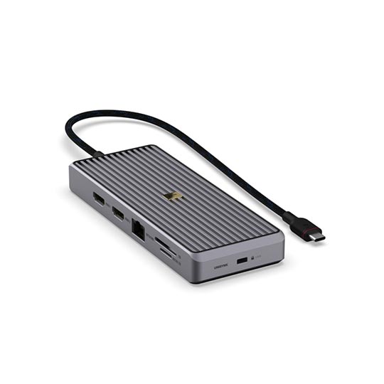 UNISYNK 12 PORT USB-C HUB 8K 100W GREY