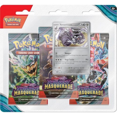 Pokemon TCG: Scarlet & Violet 6 - Twilight Masquerade - 3-Pack