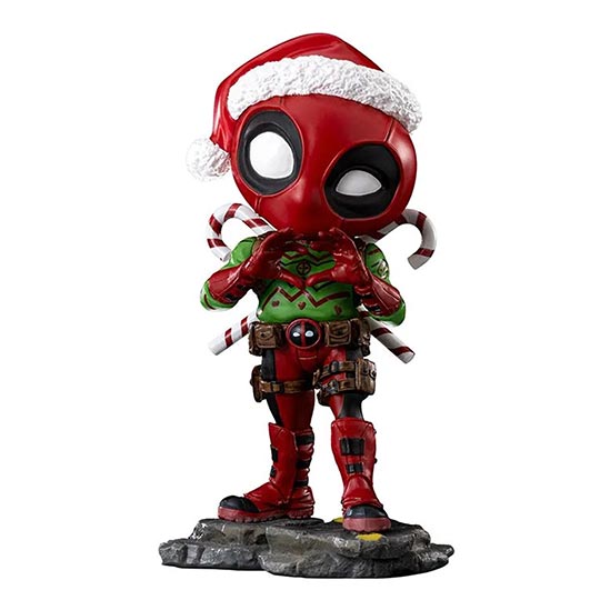 IRON STUDIOS - DEADPOOL (HOLIDAYS VERSION) - MARVEL COMICS - MINICO