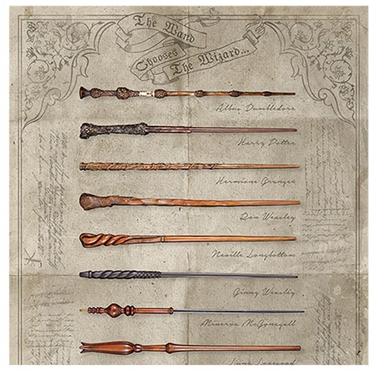 Pyramid  Harry Potter - The Wand Chooses The Wizard - Maxi Poster