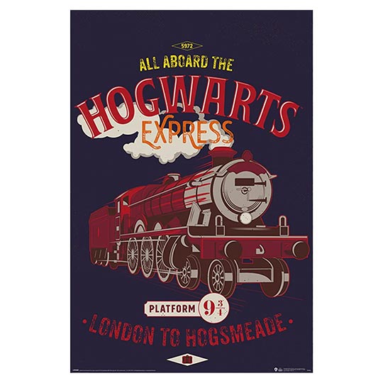 Pyramid  Harry Potter Hogwarts Express Magical Motors - Maxi Poster