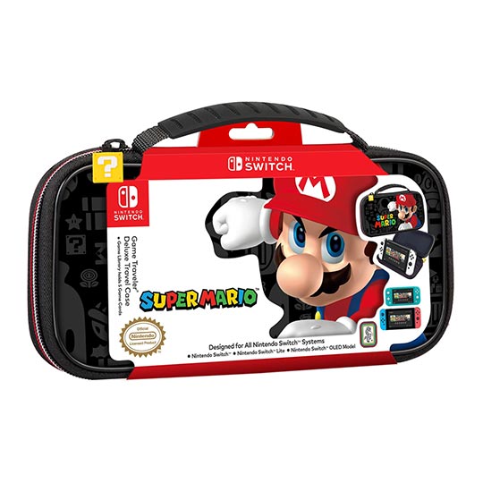 RDS Industries - NS Game Traveler Deluxe Travel Case - Super Mario