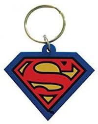Pyramid Superman - Shield Rubber Keychain