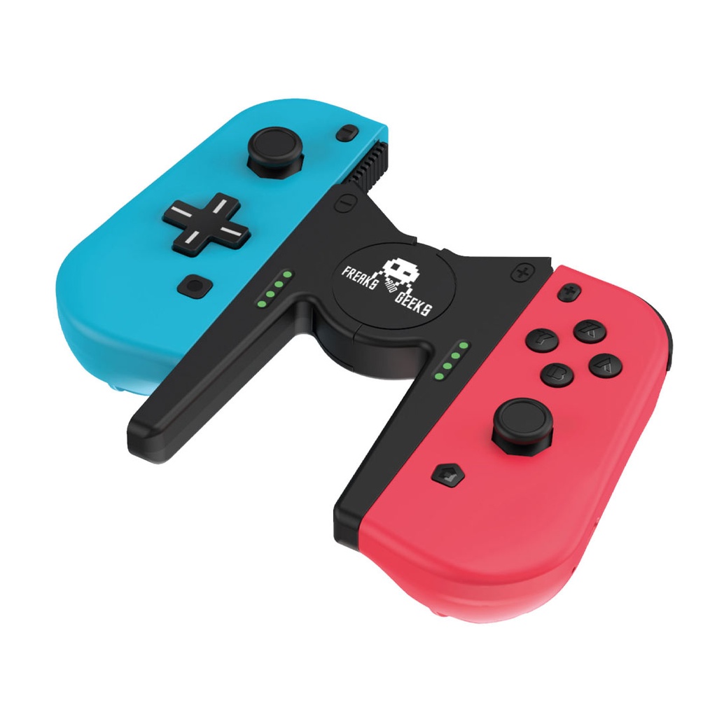 Freaks and Geeks - Duo Pro Pack JoyCon Type Controllers Blue/Red Neon