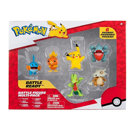 POKEMON BATTLE FIGURE MULTI 6PACK ASST