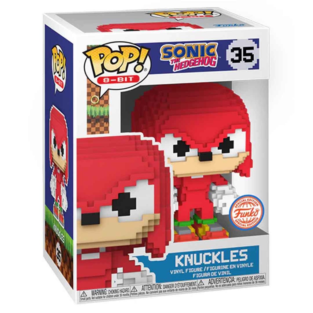 Funko Pop! Games: 8-Bit Sonic - Knuckles (Exc)
