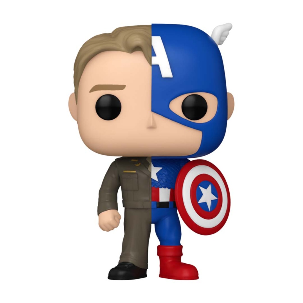 Funko Pop! Marvel: Split - Captain A/Steve R