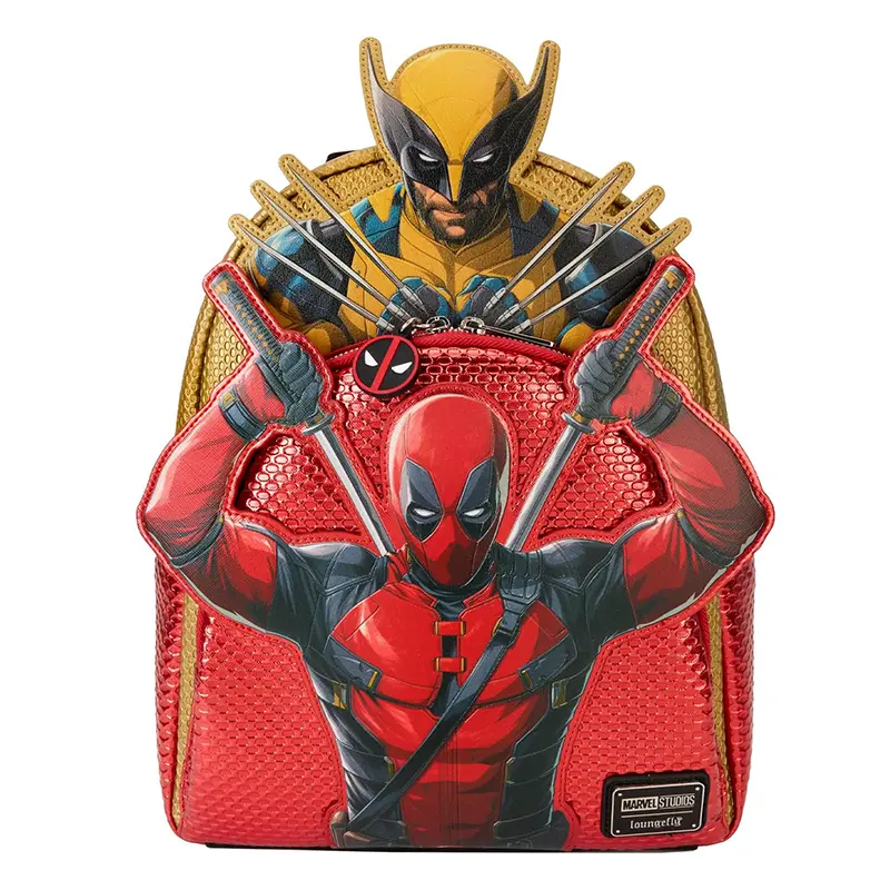 Loungefly! Leather: Marvel Deadpool 3 Mini Backpack