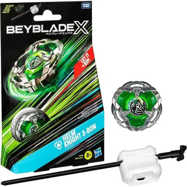 Beyblade X Launcher Helm Knight 3-80N