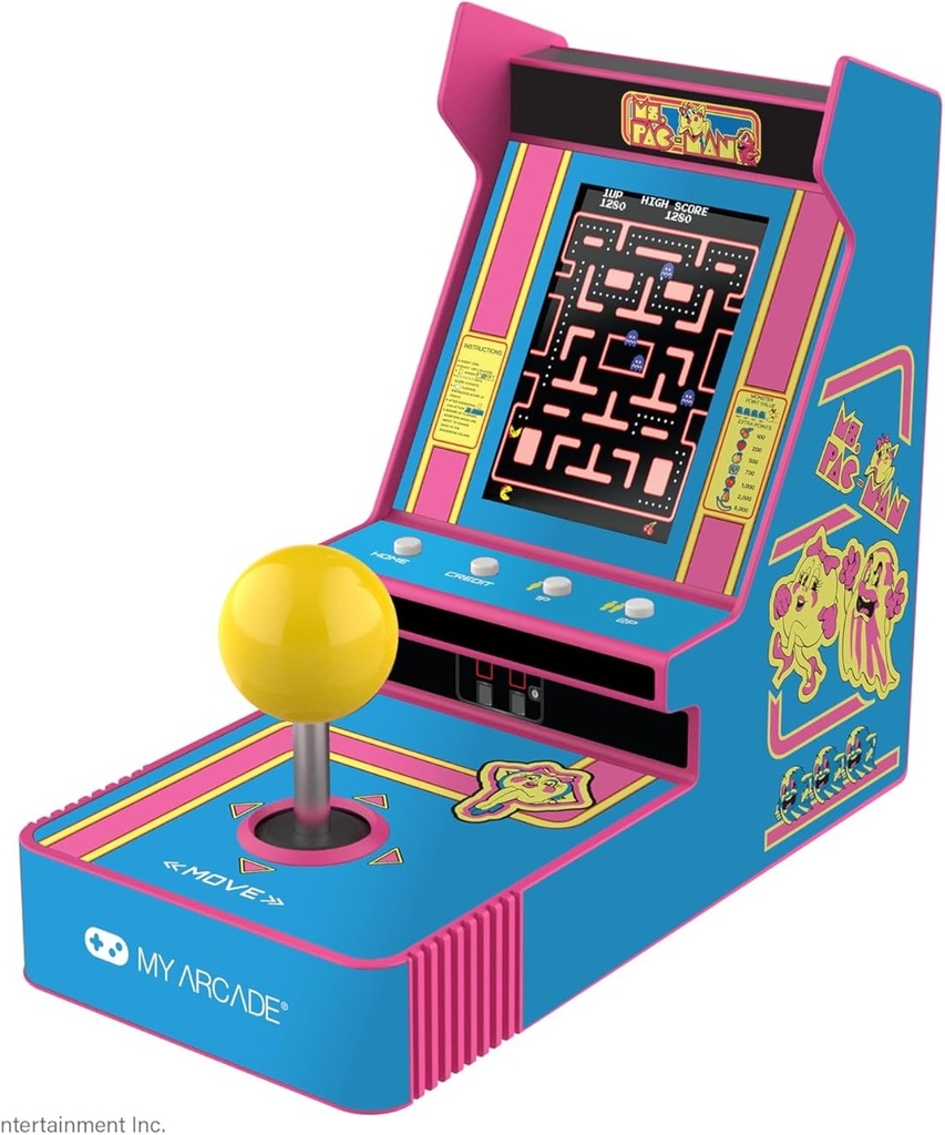 My Arcade MS.Pac-Man Joystick Portable Retro Arcade